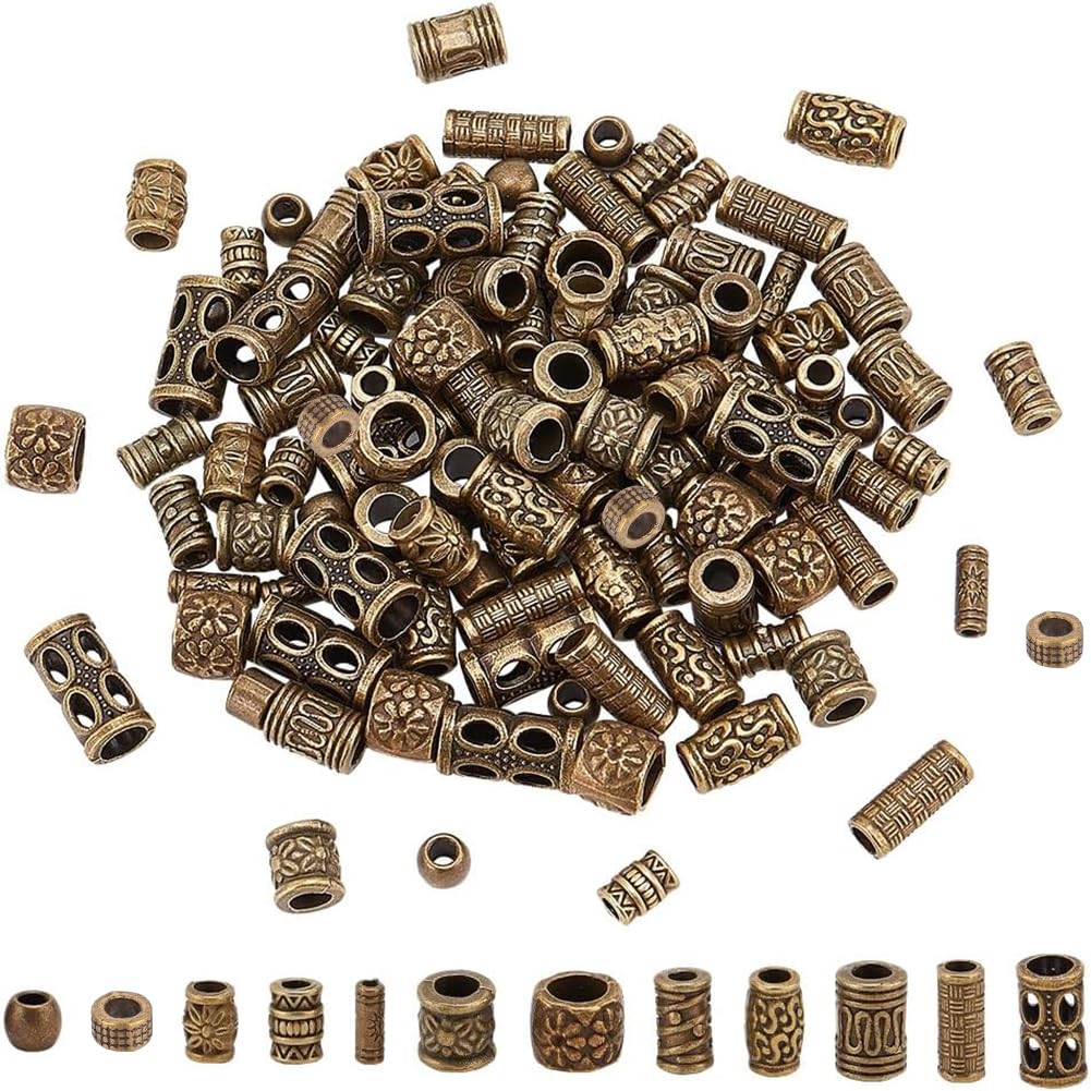 Perles d'espacement européennes pour créer vos propres bracelets et colliers vintage