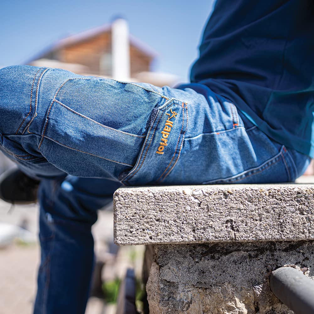 KAPRIOL Nimes Jeans da Lavoro e Tempo Libero Resistenti Confortevoli Slimfit