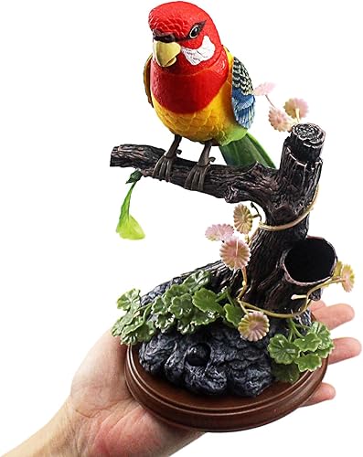 Vista 11 de Tipmant Parrots Parrots Birds Electrónica Mascotas Oficina Decoración del Hogar Función de Grabación y Reproducción Portalápices Juguetes para Niños