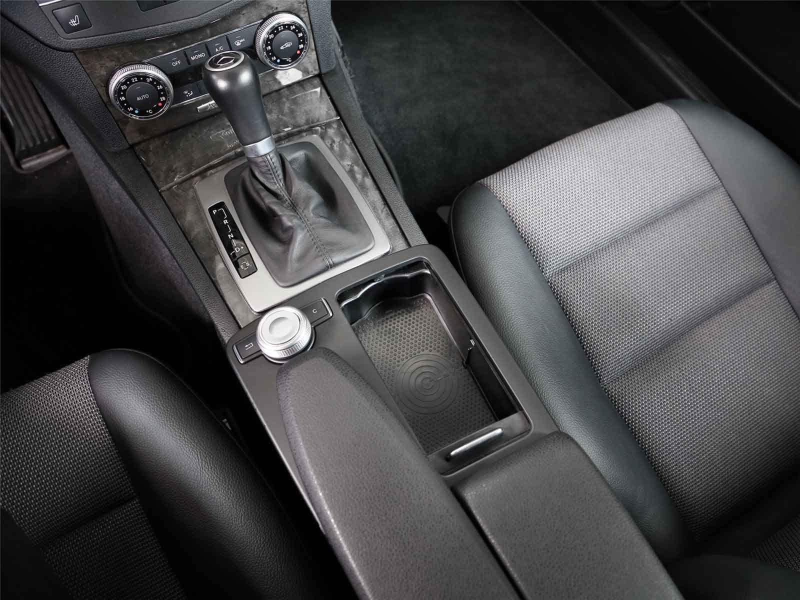 INBAY 10W Handyhalterung Auto Ablagefach Induktiv/Kabellos passend für Mercedes C-Klasse (W204/S204/C204), E-Klasse (W212/S212/C207/A207) - Autohalterung Zubehör Innenraum - Qi