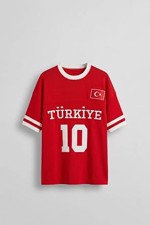 Unisex Oversize Premium Ay Y ld z Triko Forma T-Shirt K rm z
