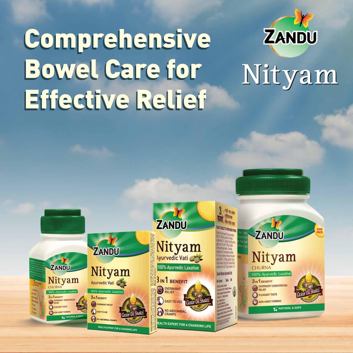 Zandu Nityam 30 Tablets Pack of 1 | Ayurvedic Laxative | Overnight relief from constipation | Relief from Gas, Acidity & Bloating | No Stomach Cramps — Amazon image 6