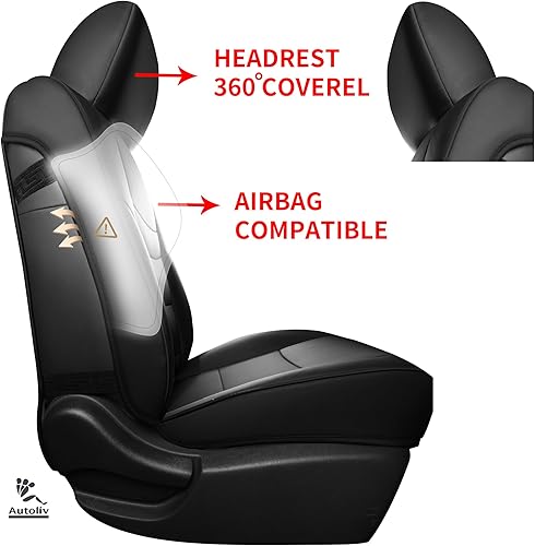 Miniatura 4 de Fundas de asiento compatibles con Nissan X-Trail seleccionados 2014 2015 2016 2017 2018 2019 2020  Juego completo de fundas de asiento