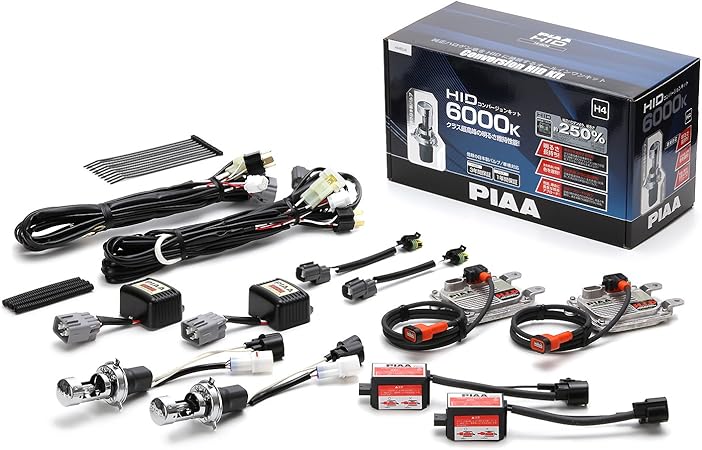 PIAA HID 35W 二輪用耐震 H4 バイク