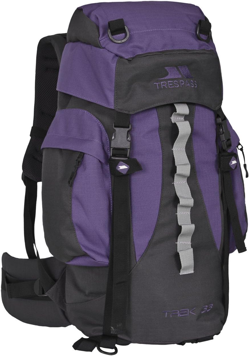 Trespass Trek 33 Rucksack/Backpack (33 Liters) (One Size) (Electric Blue)