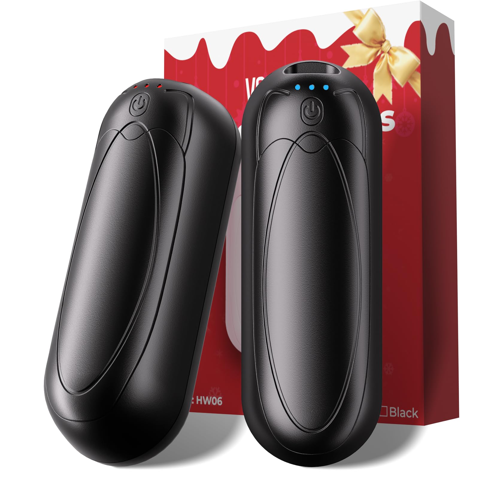 VOSFEEL Hand Warmers, Rechargeable Magnetic Hand Warmer 2 pack, 23Hrs, Portable, Reusable Pocket Heater, Gifts for Golf, Walking, Outdoor Activities