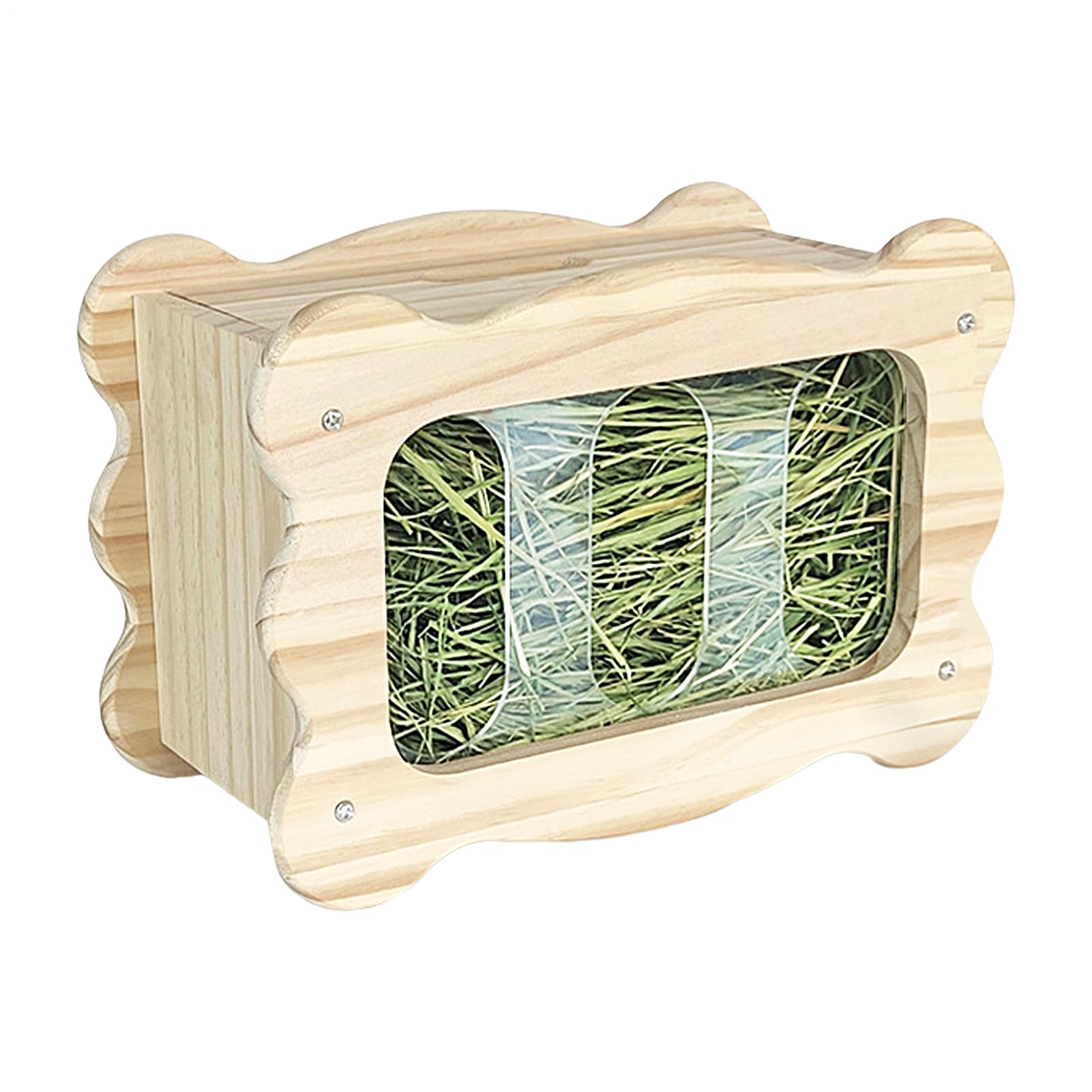 Râtelier à Foin pour Lapins Accessoires de Cage Grande Capacité pour Petits