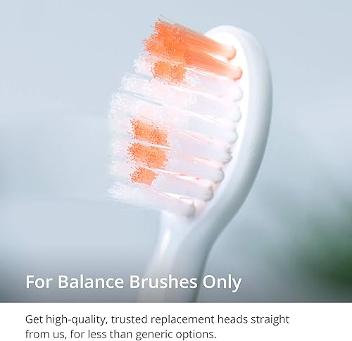Miniatura 3 de GreaterGoods Sonic Cabezales de repuesto eléctricos 3 unidades para cepillo de dientes SE solo funciona con cepillos de dientes gG suave