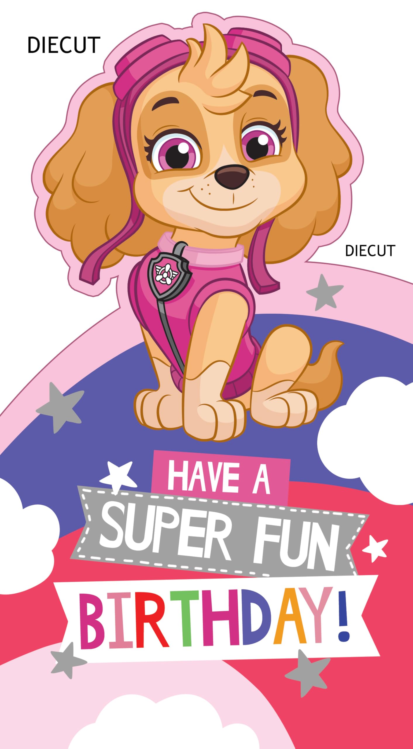 PAW PATROL BIRTHDAY CARD FOR HER