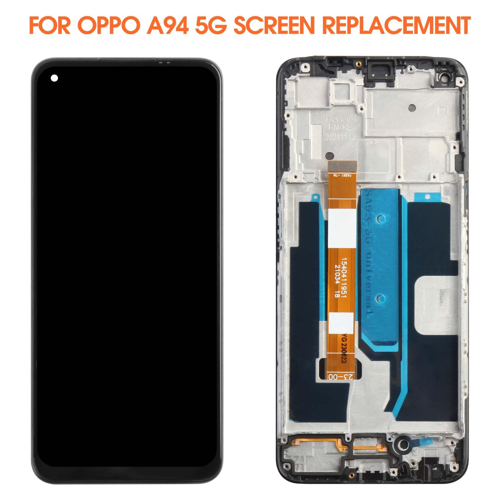 Écran LCD Pour Oppo Reno5 Z Display Pour Oppo A94 5G CPH2211