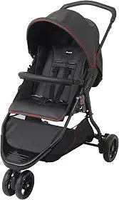 Carrinho de Bebe CR3 Gray Red Burigotto