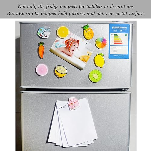 Miniatura 5 de Imán de nevera lindos imanes de frutas para refrigerador, adhesivos acrílicos decorativos para nevera, melenas para refrigerador, decoración de