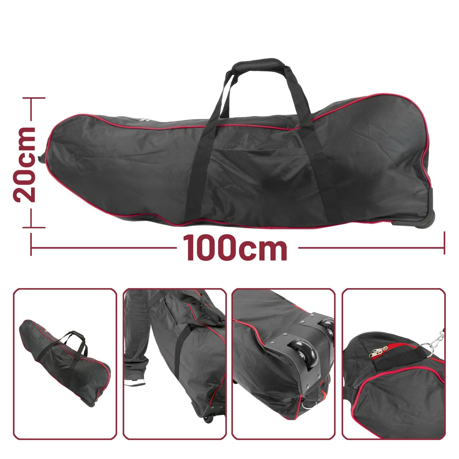 Bolsa con Ruedas para Patinete eléctrico Tipo Trolley 8’’