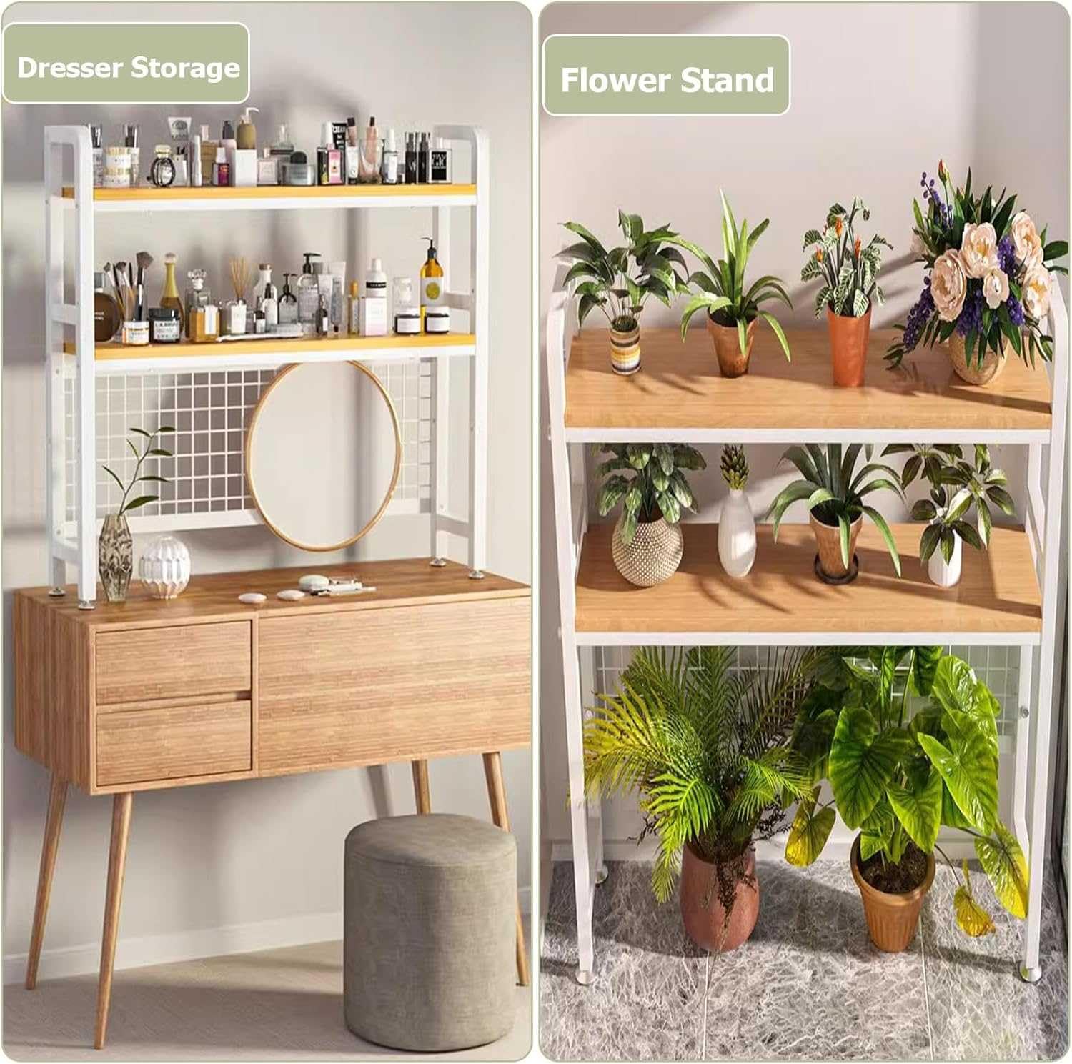 Libreria Desktop per Computer a 2 Livelli, scaffale di Display per banconi Multiuso per dormitorio Domestico, organizzatore di Hutch da scrivania per Piccoli spazi