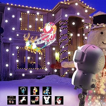 Proiettore Luci Natalizie Effetto Neve.Ukeer Proiettore Luci Led Natale Animazione Neve Flood Light Caduta Della Neve Proiettore Con Telecomando Illuminazione Da Interno Ed Esterno Natale Partito Giardino Decorativa Amazon It Illuminazione
