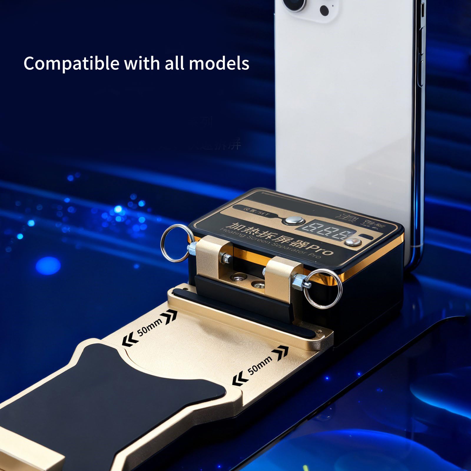 Separatore dello schermo LCD con funzione di riscaldamento per riparazione sicura ed efficiente del telefono strumento di rimozione dello schermo adatto alla maggior parte dei dispositivi