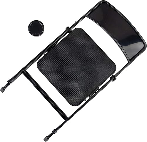 Miniatura 7 de AUEAR, 12" mini plástico plegable sillas decoración miniatura muebles negro escala 1/6
