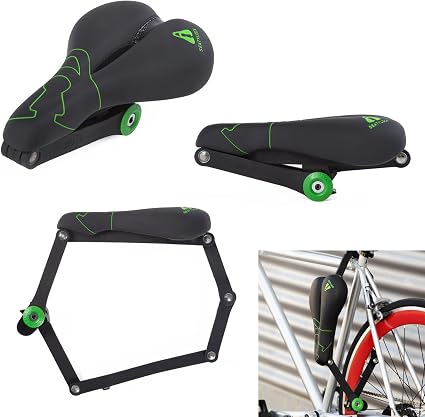 Seatylock TREK SADDLE + LOCK Classic Black, trekking saddle size (6.3\