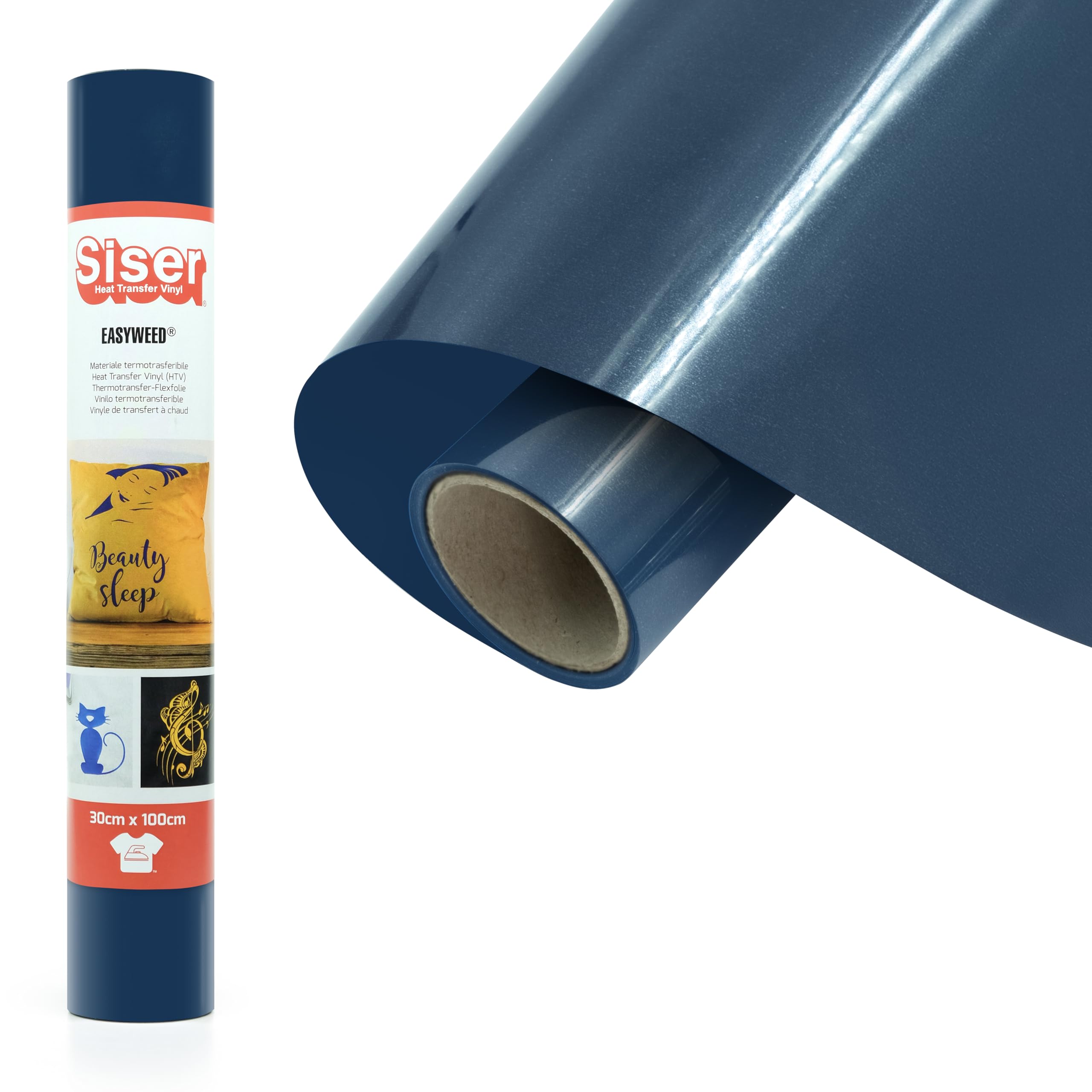 Siser® EasyWeed® Navy Blue 30cm x 1m Heat Transfer Vinyl Personalised