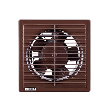 USHA Striker High Speed 150mm Sweep Size, 175mm Duct Size Exhaust Fan (Brown)
