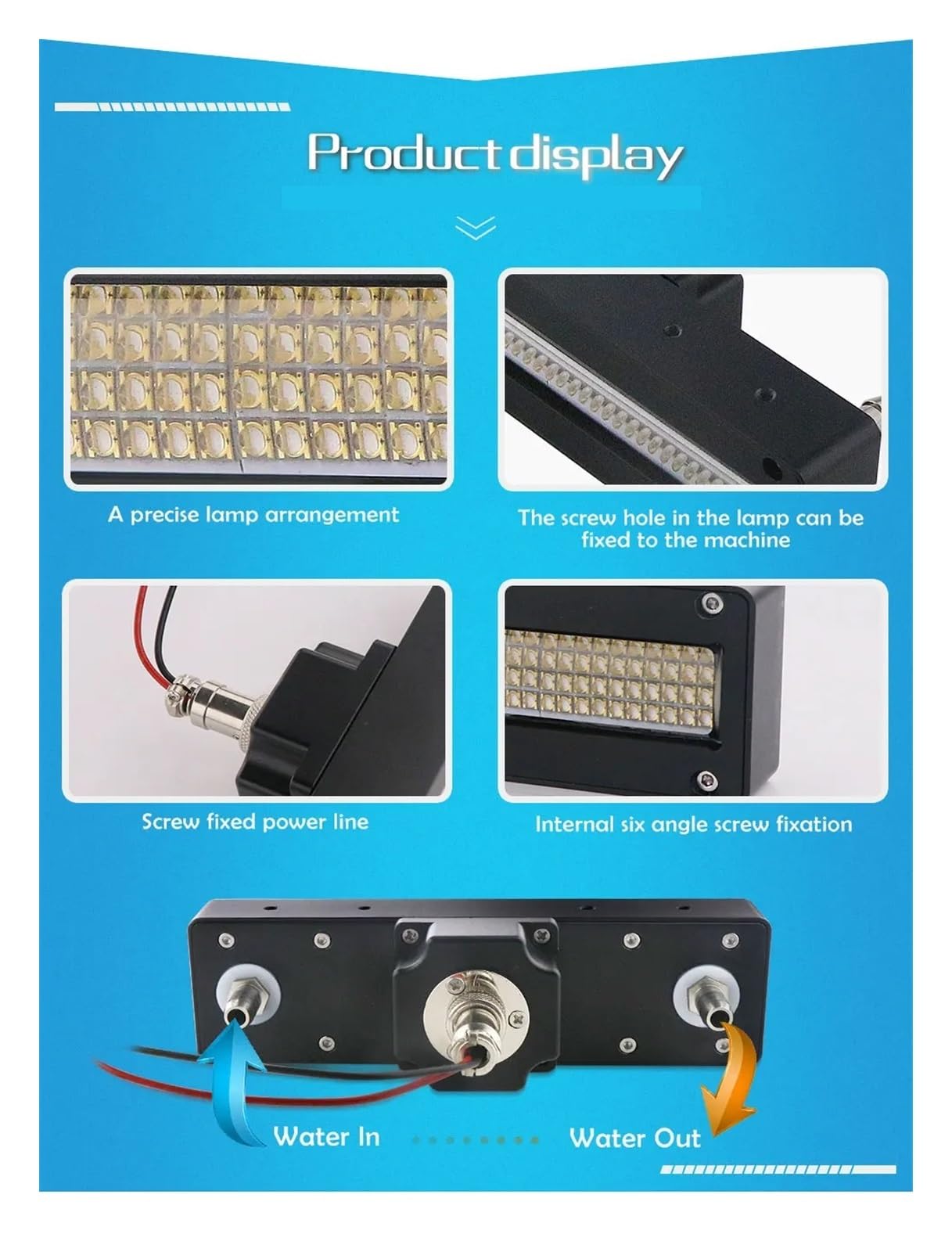 Światło UV, 1 szt. 160 w 180 w 200 w płaska drukarka Uv utwardzanie światłem Led do maszyny do utwardzania farb UV, drukarka led Uv/płaska drukarka Uv