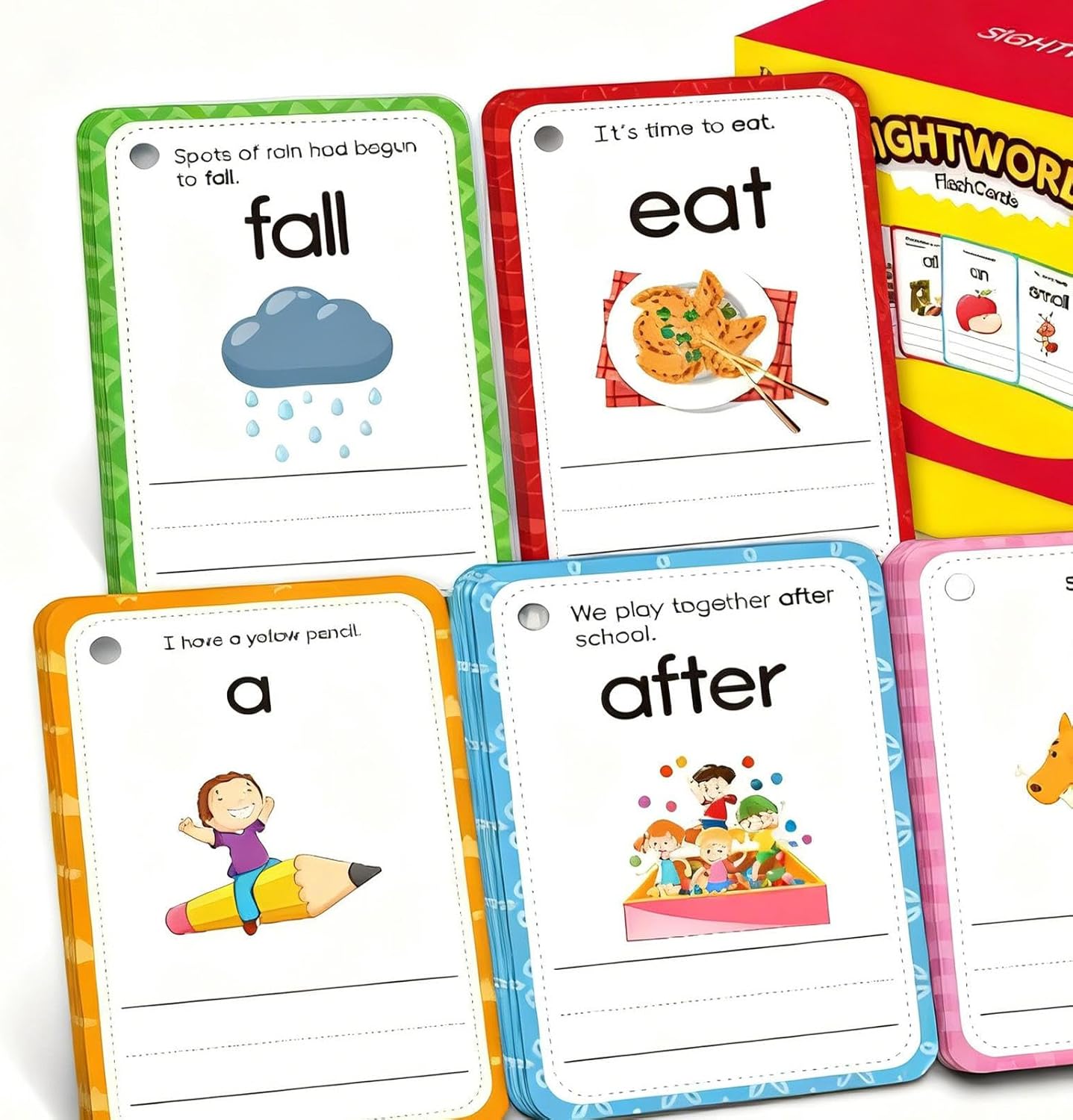 Word Family Construction Book, Interactive Reading Games, 14.5x8.8x11.9cm, Kindergarten Reading Cards, Vocabulary Flash Cards, Portable and Easy to Use, for Teachers, Homeschooling, Classroom