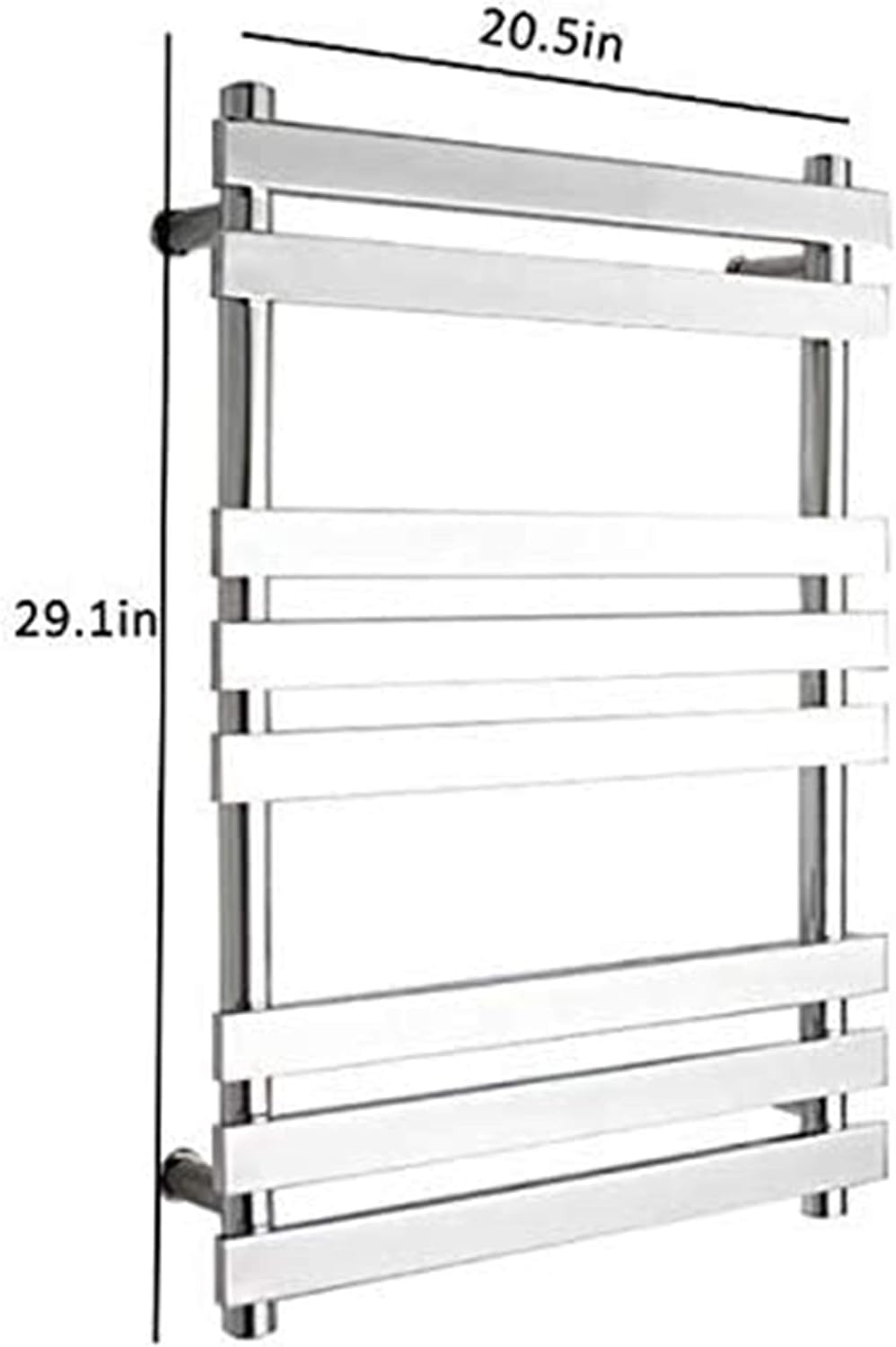 Heated Towel Rail Rails Towel Warmer,Towel Heater, Electric Towel Rack Bathroom Wall-Mounted Safety Energy Saving Home Bathroom Accessories Towel Dryer
