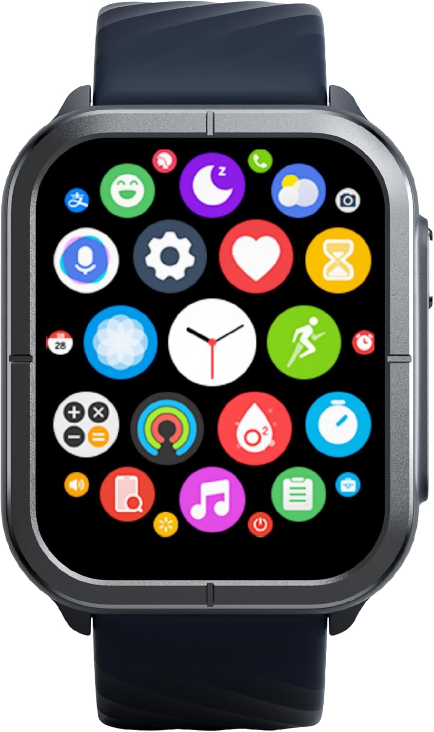 Mibro Watch C3 display showing app icons