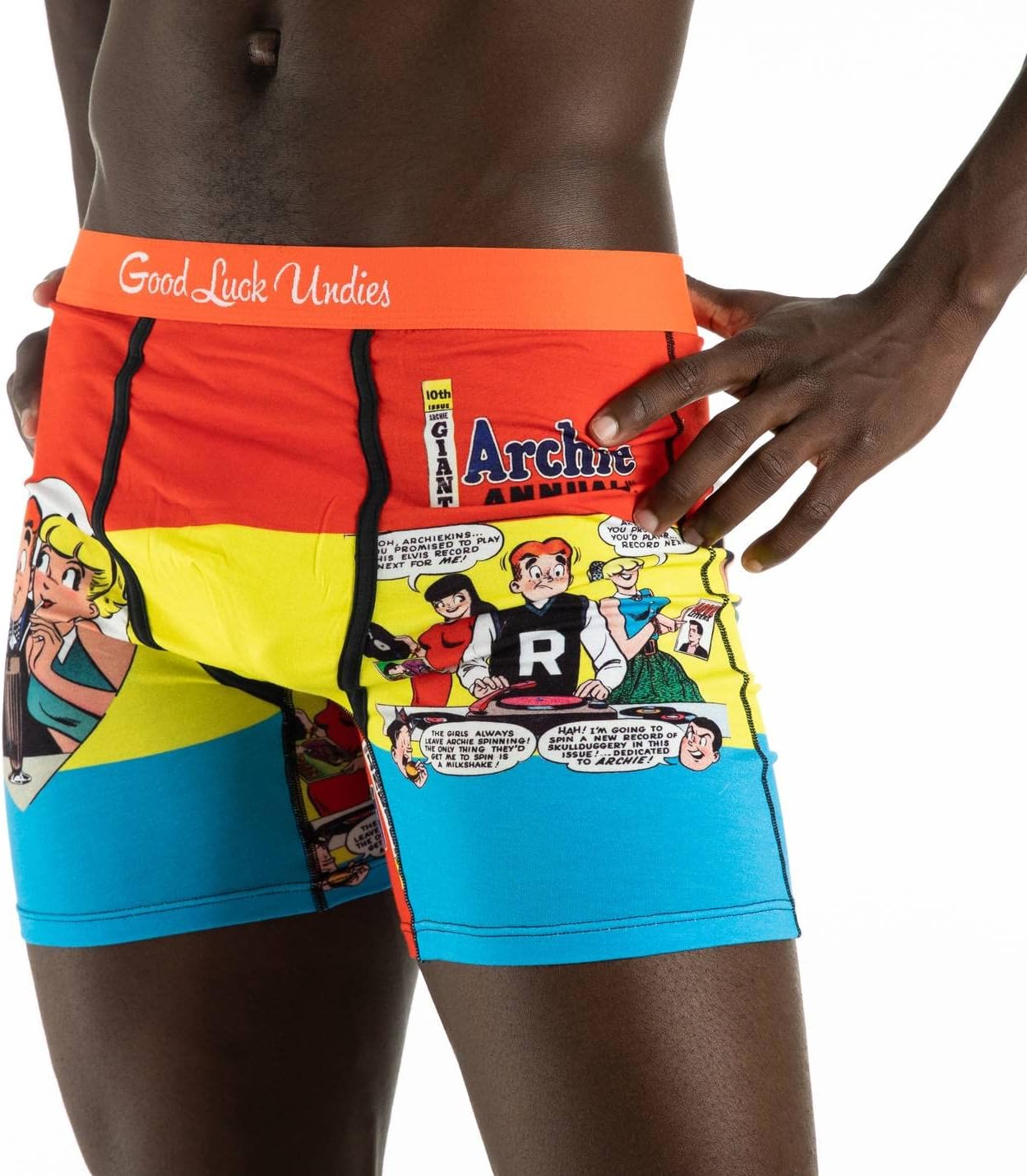Good Luck Undies Men's Archie Comics Boxer Brief Underwear - Image 2