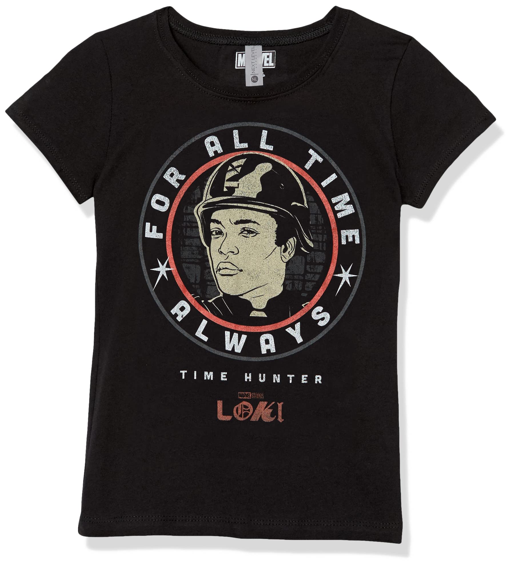 T-shirt Marvel fille noir imprimé idéal pour le collège - 3