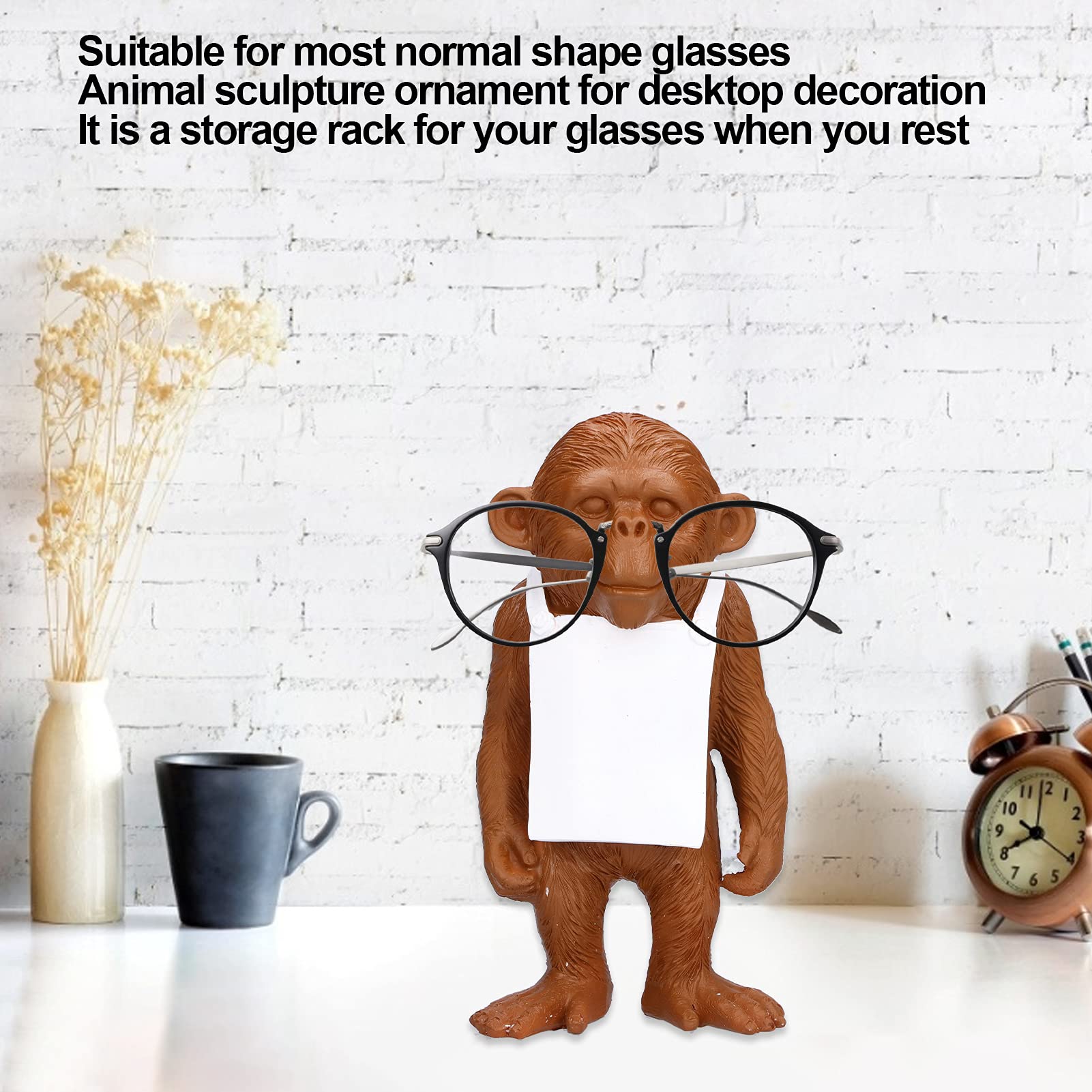 Brillenständer Umgekehrter Panda - Niedlich & Praktisch Für Schreibtisch
