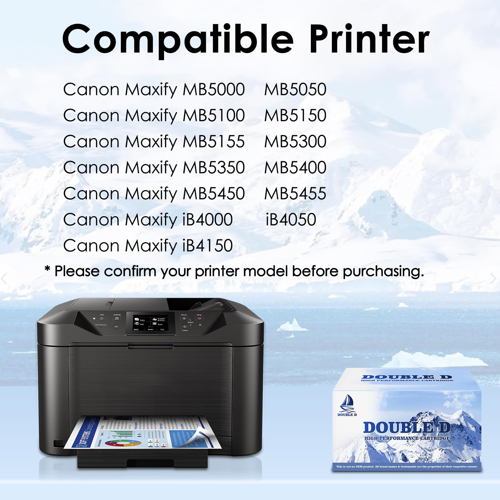 Pack De 10 Cartuchos De Tinta Compatibles Para Canon Maxify - PGI-2500XL (4 Negro, 2 Cian, 2 Magenta, 2 Amarillo)