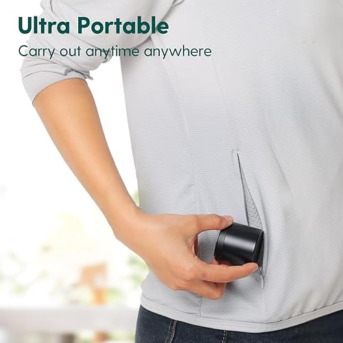 Miniatura 2 de Babelio Máquina de ruido blanco de viaje, mini máquina de sonido para dormir para bebé adulto (negro)