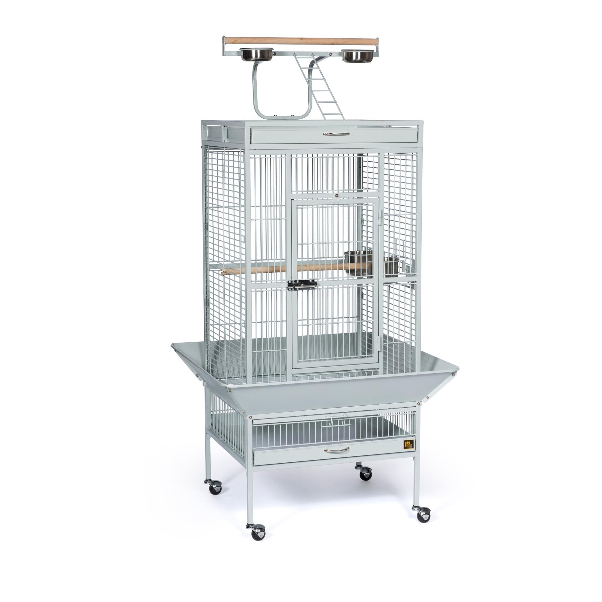 Prevue Pet Products Wrought Iron Select Bird Cage - L, Pewter Hammertone
