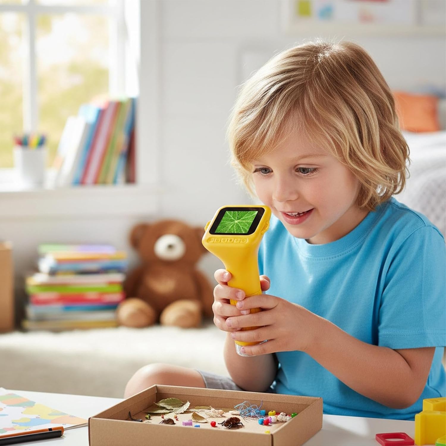 キッズ用手持ち顕微鏡 - 1000倍拡大 知育玩具,植物観察用ルーーペ | 子供・学生・先生・ホームスクール・理科好き・教室・学校・ Kids 顕微鏡  ハンドヘルド - 1000倍拡大 科学学習ツール | 屋外用ポケット拡大鏡 | 子供・学生・先生・ホームスクール・ キッズ用手持ち顕微鏡,1000倍拡大 科学学習ツール | 植物観察用ルーーペ,子供・学生・先生・ホームスクール・理科好き・教室・学校