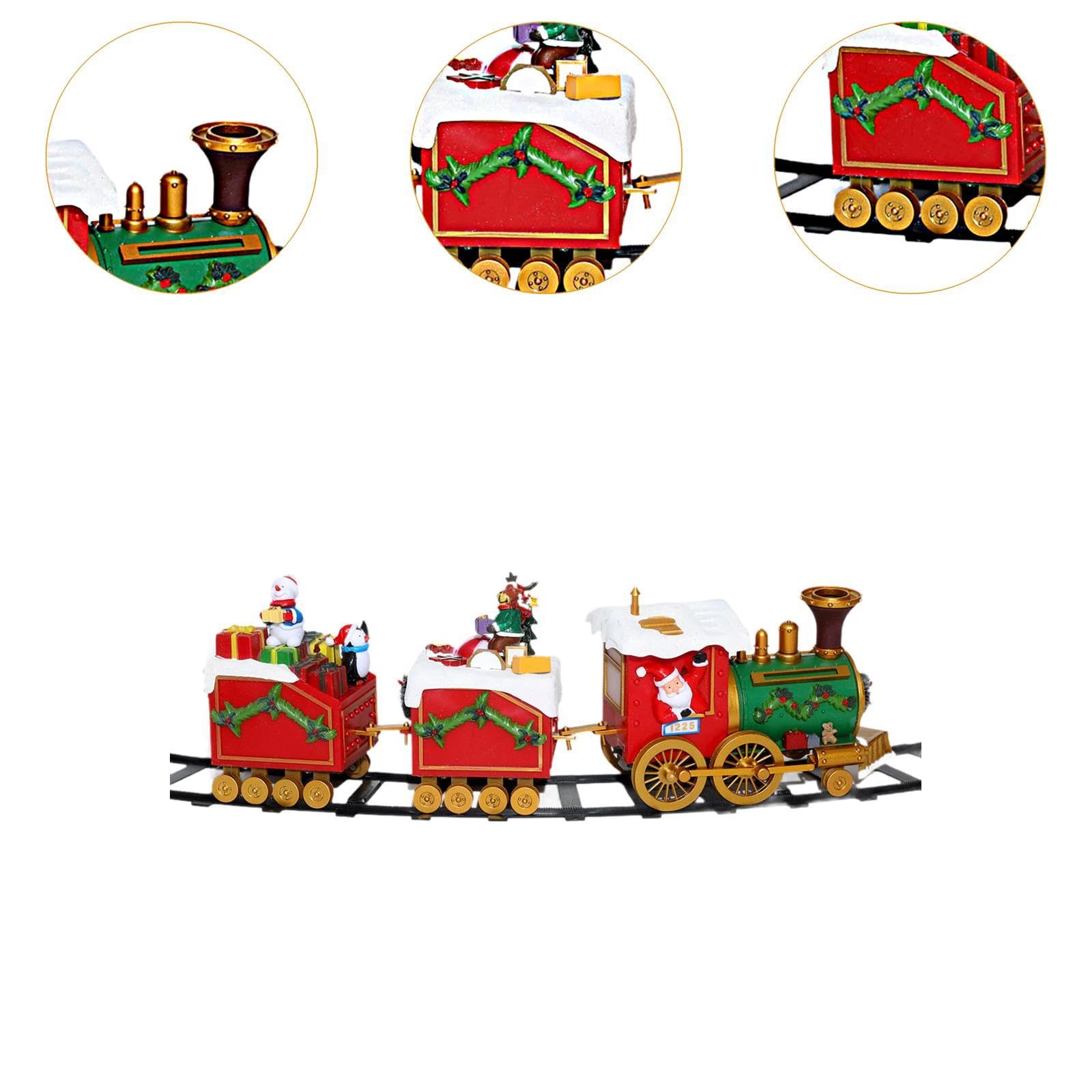 Weihnachtseisenbahn Set, Weihnachtseisenbahn Spielzeug, Weihnachtsdekoration, Elektrische Eisenbahnstrecke, Spielzeugeisenbahn für Kleinkinder