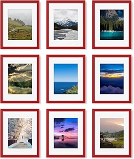 10 Indented Wall Decor Ideas for Unique Built-In Displays 24 11x14 Picture Frame Set of 9, Photo Gallery Wall Frame Set, Display Pict...