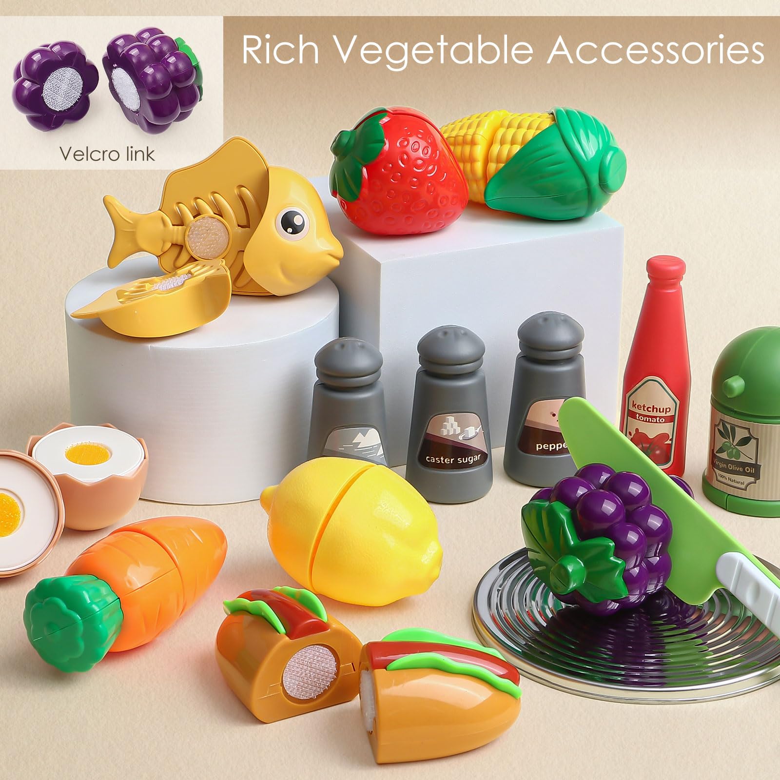 Tacobear Kinderkeuken accessoires kookset pan pan roestvrij staal
