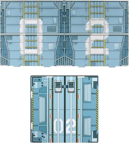 Miniatura 6 de Organizador de exhibición de telón de fondo a escala 112, colección Diorama para figuras de acción, estilo A