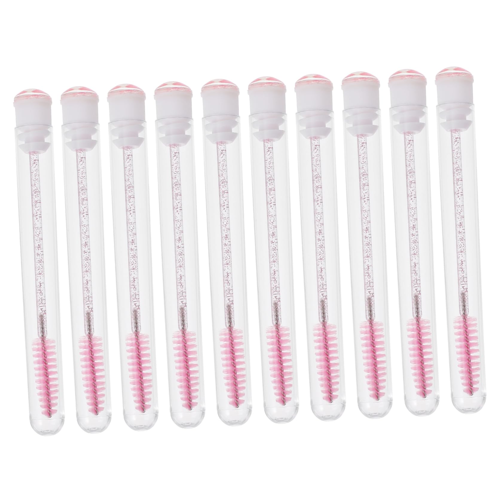 Baluue Portable Mascara Brush 10pcs Disposable Eyelash Brush for Women Fashion Makeup