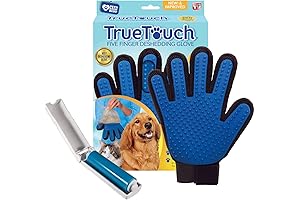 True Touch Grooming Glove: Effectively Eliminate Loose Fur, Mats, and Tangles
