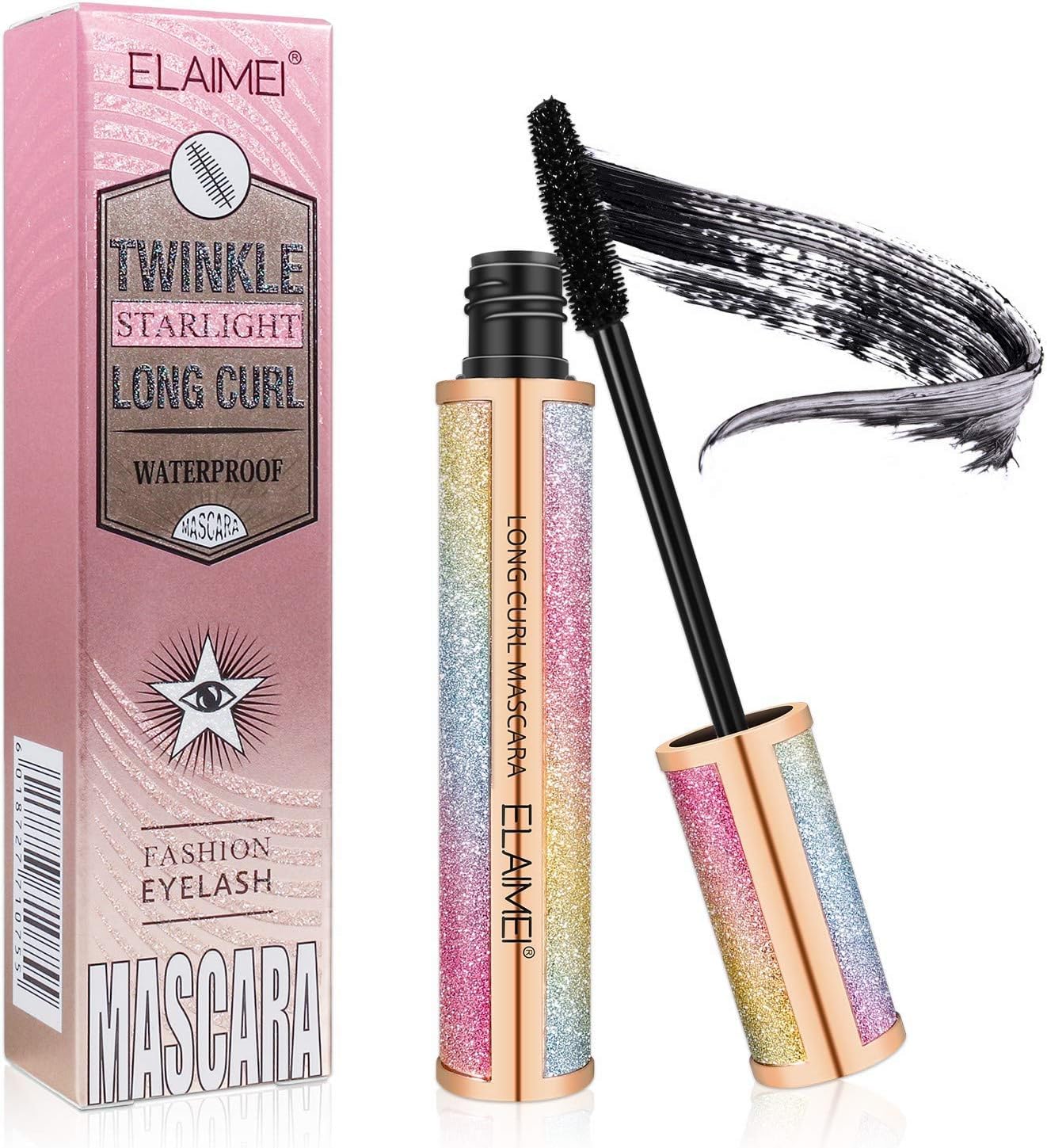 Black Thrive Mascara Waterproof,Intense Length Luxury Beauty Big Eye, for Natural Lengthening and Thickening Effect, Waterproof and Long-Lasting