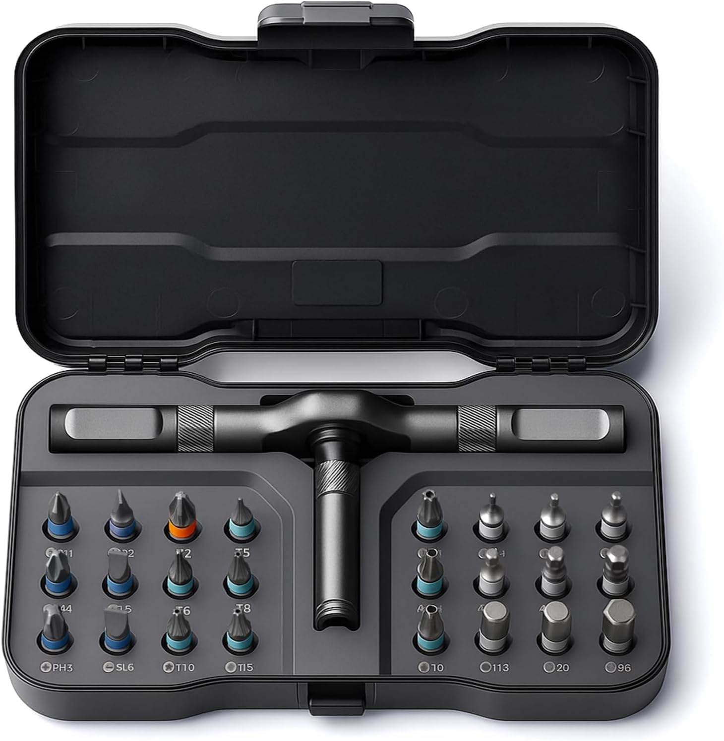 Amazon | VMAN ラチェットドライバーセット 24in1 S2鋼製 磁気