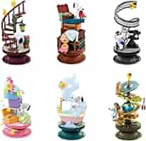 スヌーピー　リーメント　スパイラルジオラマ　全６種フルコンプセット Snoopy Spiral Diorama【種類ランダム】リーメント フィギュア