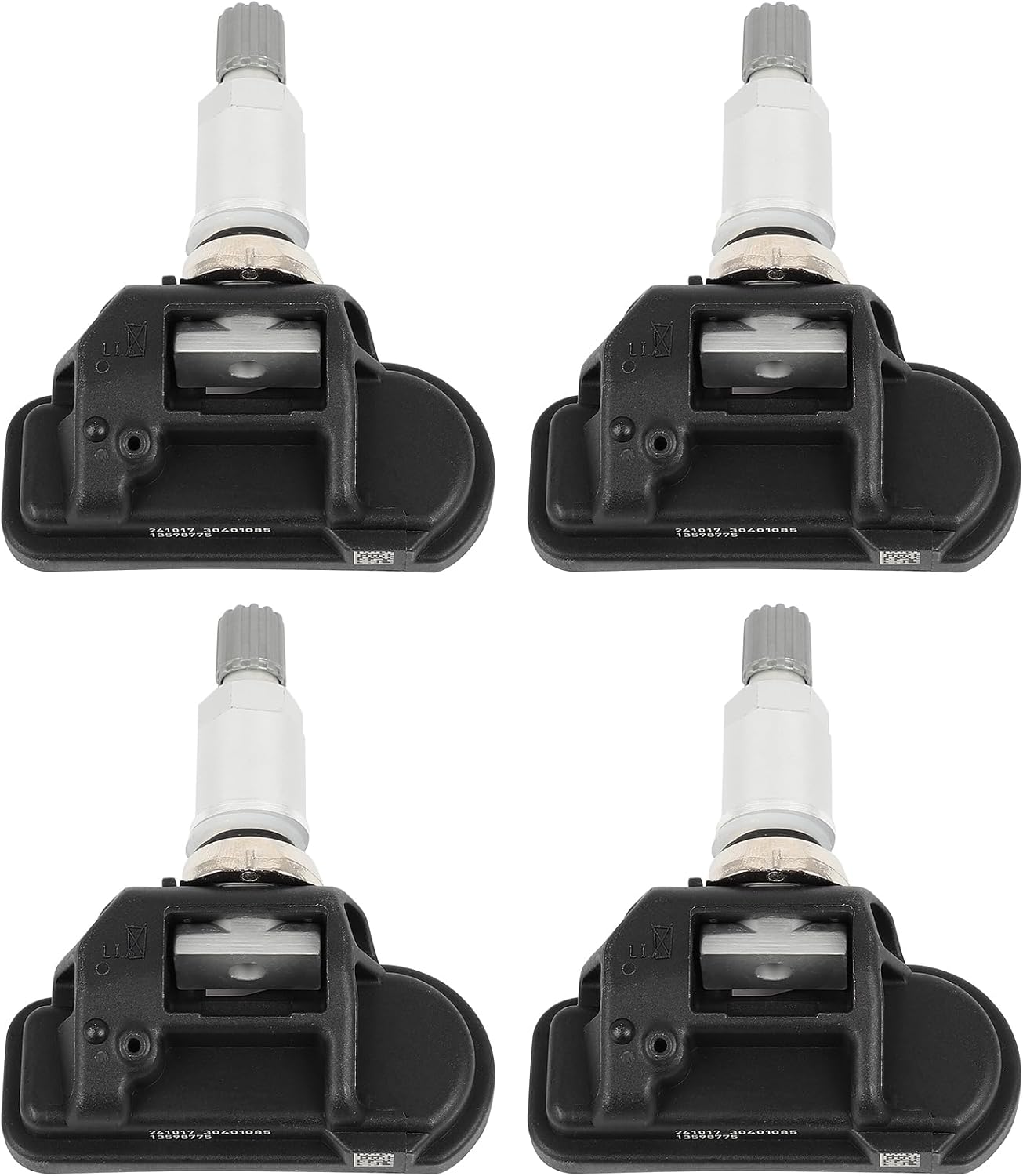 ROADFAR TPMS Sensor, 433MHz Tire Pressure Sensor Fits 2014-2019 For Chevrolet Corvette Replaces 13581560 13598775 TPM272 TXS058 4Pcs