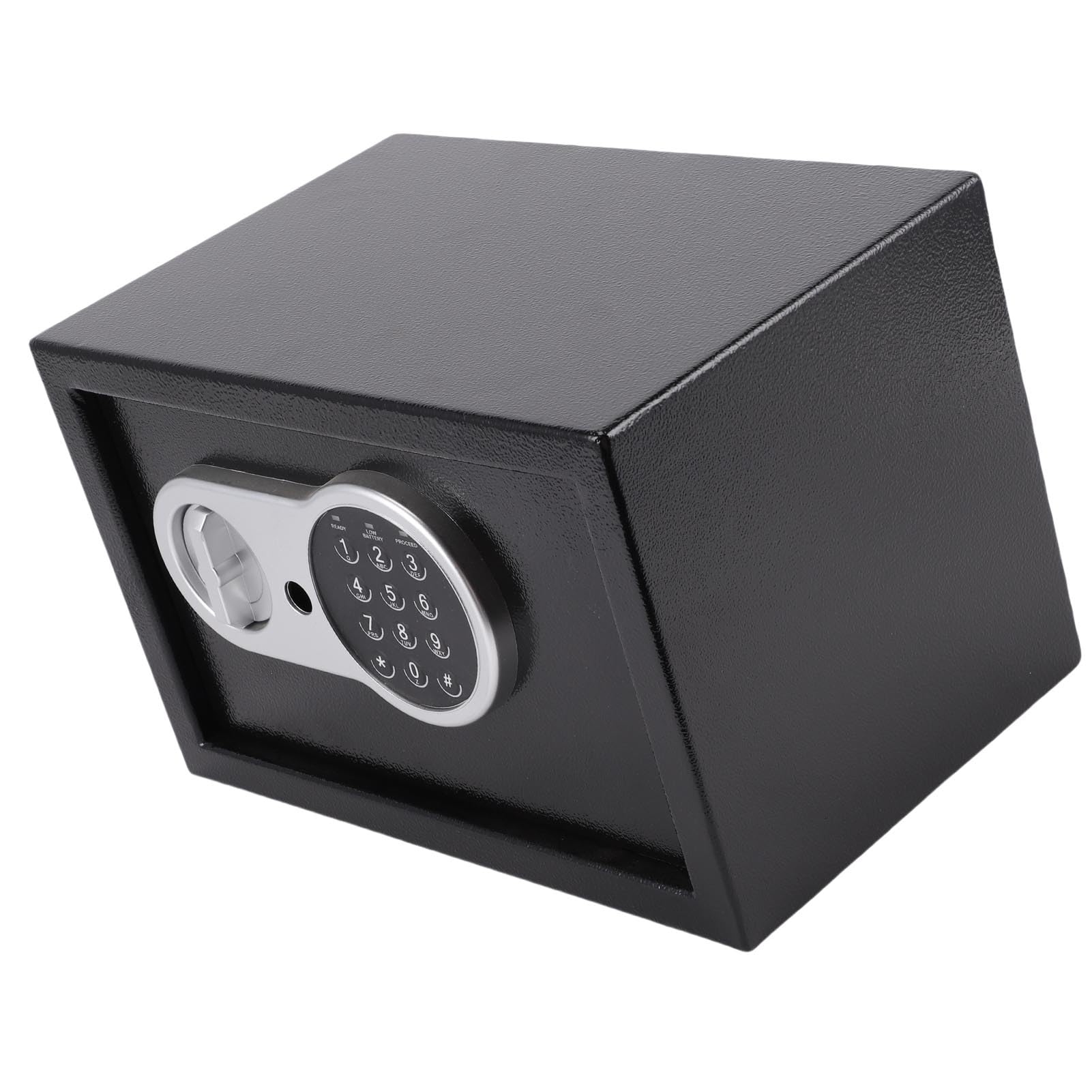 Mini Cassaforte per Chiavi Elettroniche per la Sicurezza dell'ufficio Domestico, Cassaforte Digitale con Password in Acciaio a Basso Tenore di Carbonio con Chiave di Backup, Porta da 3 Mm,