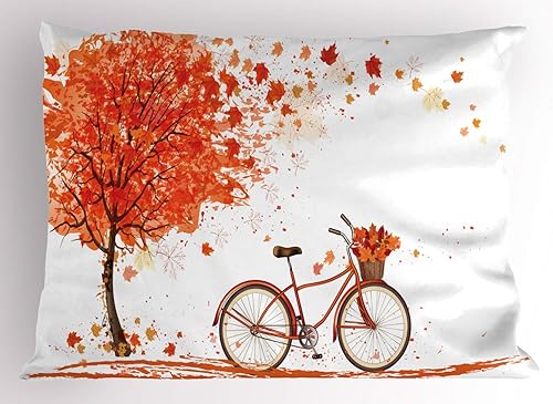 Miniatura 16 de Ambesonne Funda de almohada de Papá Noel, motociclista de Papá Noel, montar en motocicleta, arte pop, estilo retro, efecto de medio tono, funda