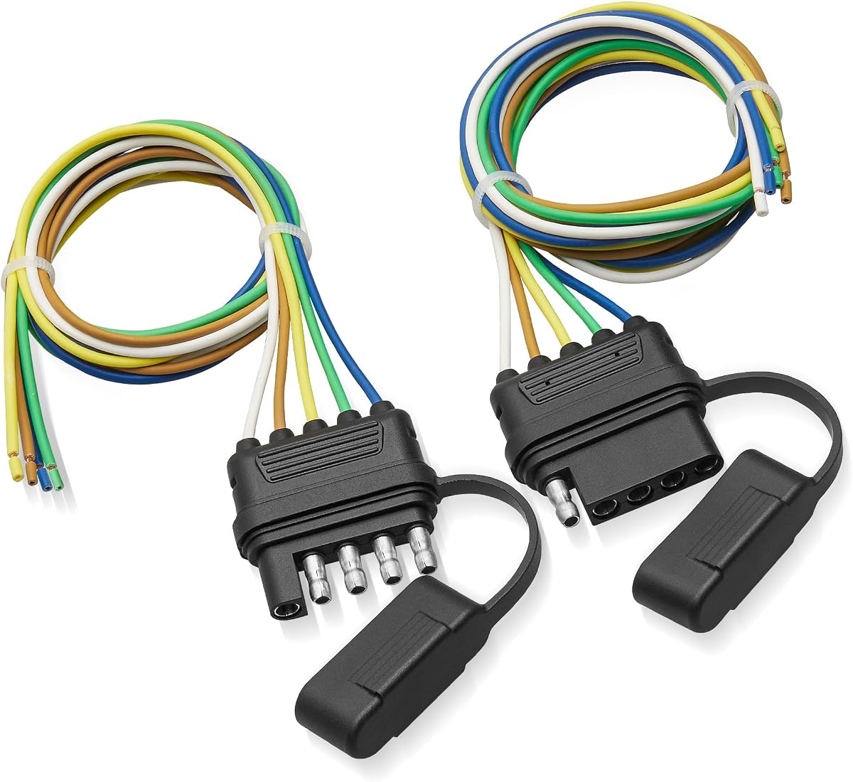 RED WOLF 5-Way Flat Trailer Wire Harness