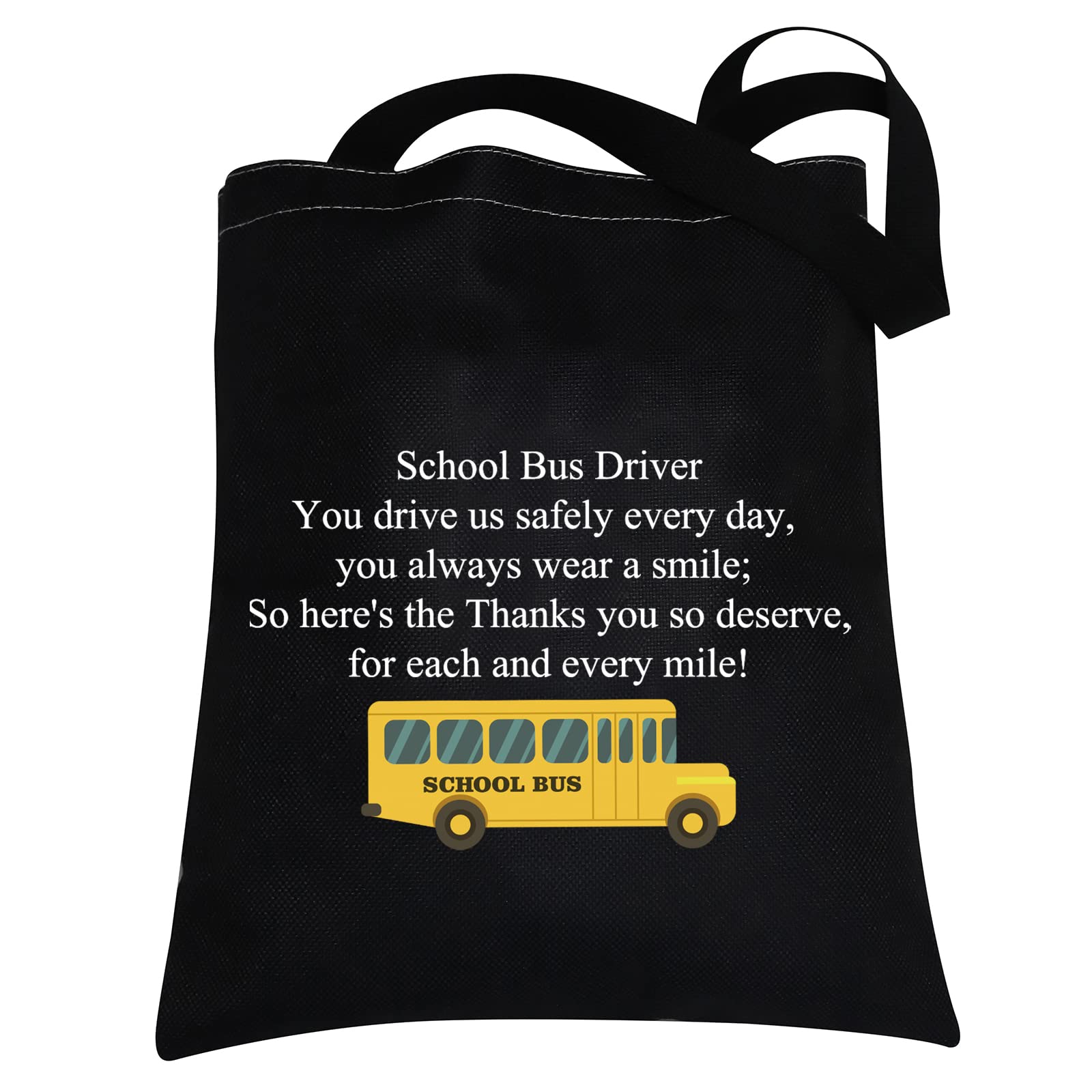 CMNIM Thank You Bus Driver Gifts for Women School Bus Driver Tote Bag Appreciation Gifts for Bus Driver Retirement Gifts