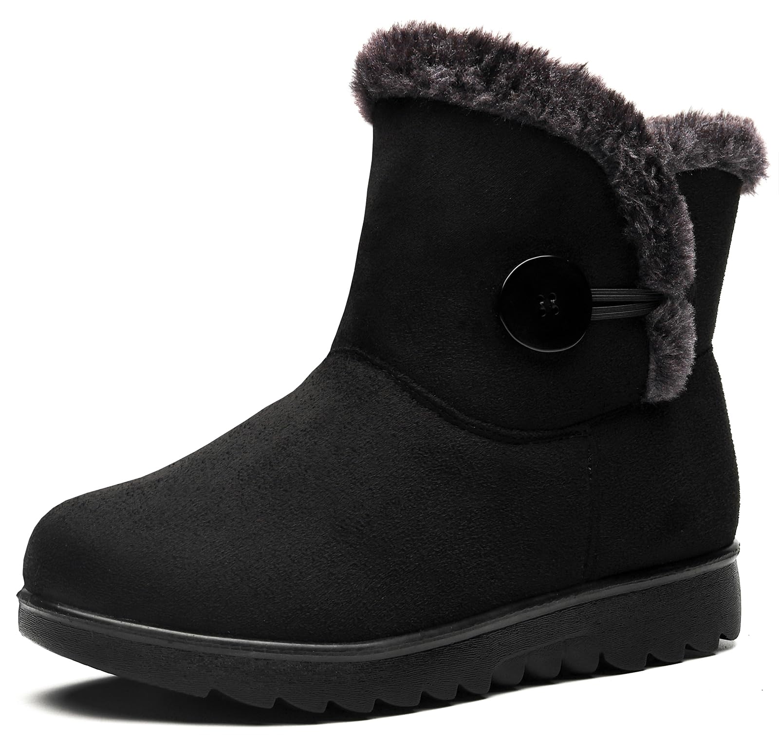Vunavueya Stivali Donna Invernali Scarpe Stivaletti da Neve con Imbottitura Calda Stivali alla Caviglia Caldi Boots Scarpe 35-41.5